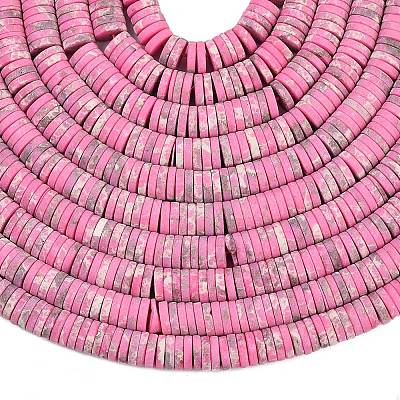 Dyed Synthetic Imperial Jasper Beads Strands G-A272-C06-01-1