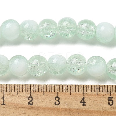 Crackle Glass Beads Strands GLAA-U001-8mm-01-1
