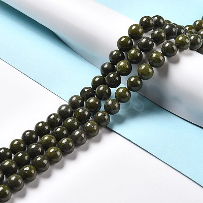 Natural Epidote Beads Strands G-D465-01A-1