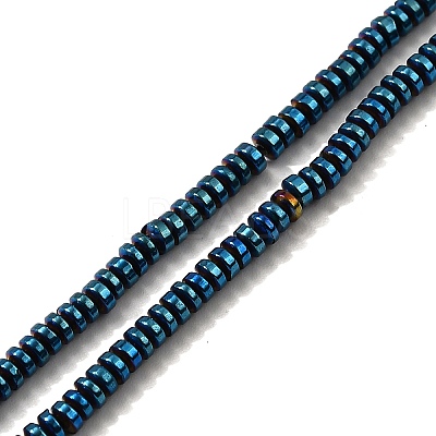 Electroplated Synthetic Non-magnetic Hematite Beads Strands G-L613-G01-01C-1
