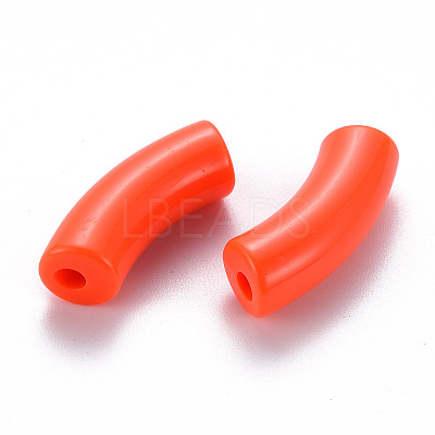Opaque Acrylic Beads LS-MACR-S372-001B-S026-1