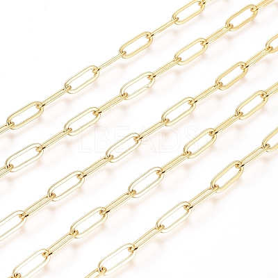 Brass Paperclip Chains CHC-G007-03G-1