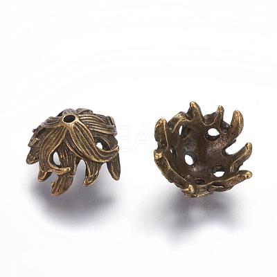 Tibetan Style Bead Caps TIBE-A23247-AB-FF-1