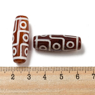 Tibetan Style dZi Beads Strands G-P526-A10-1