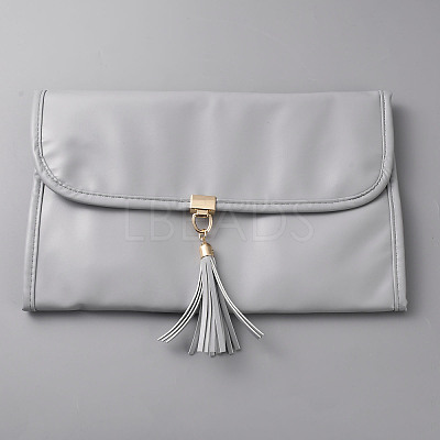 PU Leather Travel Jewelry Storage Rolls for Earrings Rings Bracelets ABAG-WH20005-76-1