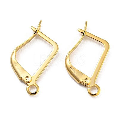 Rack Plating Brass Donut Bails KK-M257-23G-1