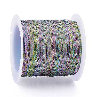 Polyester Braided Metallic Thread OCOR-I007-B-15-1