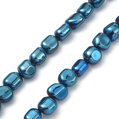 Electroplated Synthetic Non-magnetic Hematite Beads Strands G-C024-01D-1