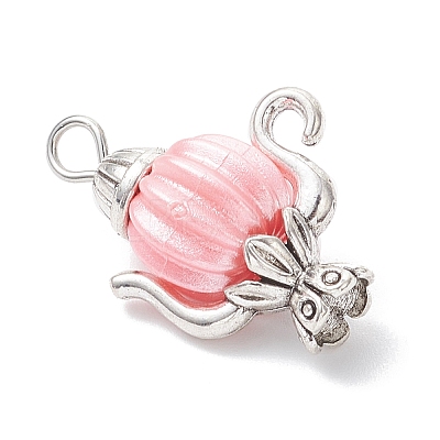 Acrylic & Tibetan Style Alloy Pendants PALLOY-JF04325-1
