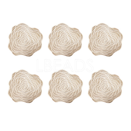 Hollow Rose PVC Hot Pads Holders BT-TAC0001-03B-1