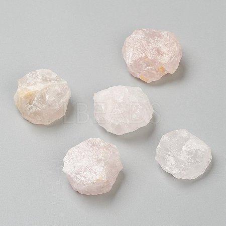 Rough Raw Natural Rose Quartz Beads G-H254-11C-1