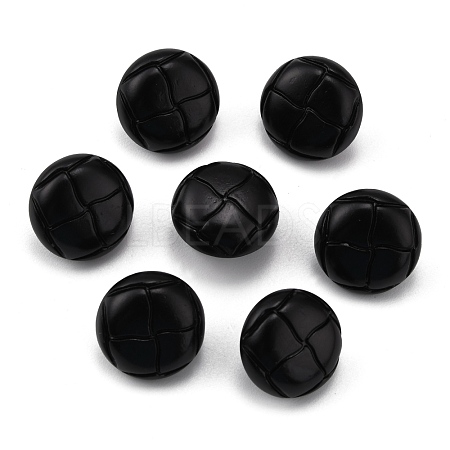 1-Hole Plastic Buttons BUTT-WH0027-03A-01-1