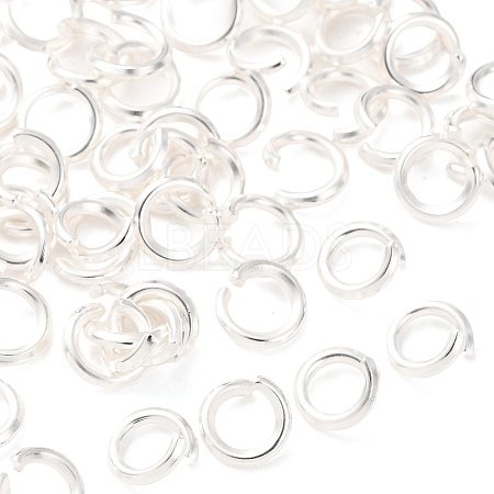 Brass Open Jump Rings KK-G604-08S-04-1