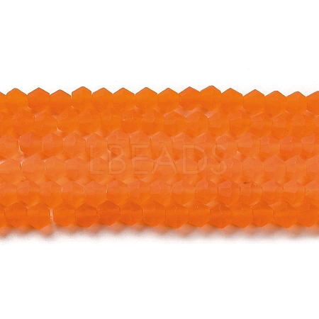 Imitate Austrian Crystal Frosted Glass Beads Strands EGLA-A039-T3mm-MD11-1