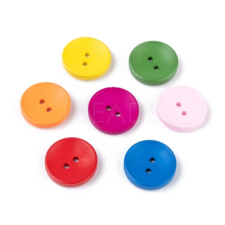 Painted Basic Sewing Button in Round Shape NNA0Z2V-1