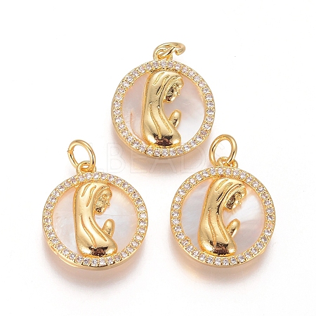 Brass Pendants X-KK-I656-35G-1