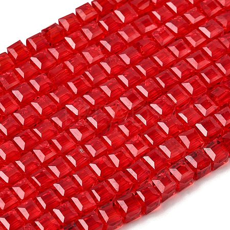 Glass Bead Strands GLAA-R041-6x6mm-03-1