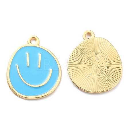 Alloy Enamel Pendants ENAM-D051-18G-03-1