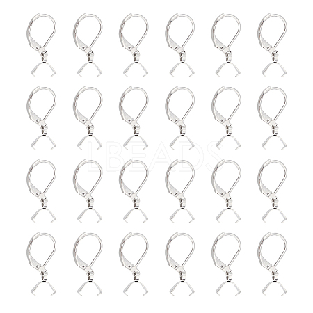 50Pcs 304 Stainless Steel Leverback Earring Findings STAS-UN0041-89-1