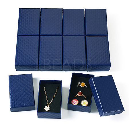 Rhombus Textured Cardboard Gift Storage Boxes CON-TAC0010-03C-02-1