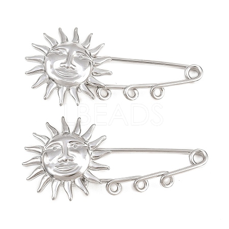 Sun 304 Stainless Steel Safety Pins Brooch Findings SA-CBA098D-13C-P-1