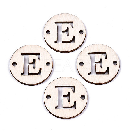 Unfinished Natural Poplar Wood Links Connectors WOOD-S045-140B-01E-1