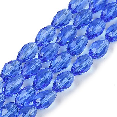 Transparent Glass Beads Strands EGLA-N013-T6mm-D10-1