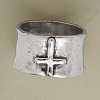 Cross Pattern Alloy Finger Rings FS-WG6D053-02-3