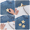 32Pcs 4 Styles Handicraft Beading Felt Appliques PATC-WR0001-05-4
