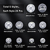 120Pcs 5 Styles Round Mechanized Blown Glass Globe Ball Bottles BLOW-SC0001-01-2