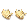 Ion Plating(IP) 201 Stainless Steel Pendants STAS-N098-138LG-3