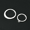 10Pcs Alloy Open Back Bezel Pendants and Links PALLOY-YWC0002-01S-3