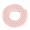 Baking Paint Pearlized Glass Pearl Bead Strands HY-N002-3mm-A10-3