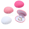 1Pc Shell Shaped Velvet Jewelry Storage Boxes VBOX-YW0001-05A-3
