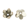 Tibetan Style Flower Alloy Bead Caps LS-TIBEP-S192-AS-NR-1