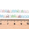 Electroplate Glass Beads Strands X-GLAA-T023-B16-02-4