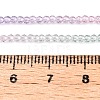 Transparent Gradient Color Glass Beads Strands GLAA-G101-2mm-18-4