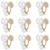 10Pcs Brass Ear Cuff Findings KK-BBC0022-46-7