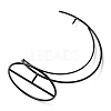 Moon Shaped Glass Bottle Iron Hanging Rack IFIN-Q127-02A-3