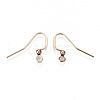 304 Stainless Steel Earring Hooks STAS-N092-104RG-NR-3