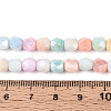 Anti-Tarnish Electroplate Glass Beads Strands X-GLAA-N057-6mm-08-4