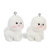 Flocky Resin Pendants FIND-A052-06D-1