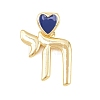 Brass Enamel Pendants KK-C170-13G-B02-1