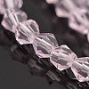 Bicone Glass Beads Strands X-EGLA-P016-4mm-13-3