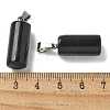 Natural Obsidian Pendants G-B127-17P-07-3