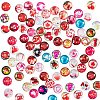 Flatback Glass Cabochons for DIY Projects GGLA-PH0005-12mm-06A-1
