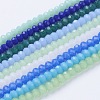 Imitation Jade Glass Beads Strands GLAA-G045-A-2