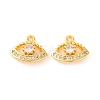 Brass Micro Pave Cubic Zirconia Pendants KK-U017-08B-G-1
