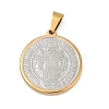 PVD Vacuum Plating 304 Stainless Steel Pendants STAS-A053-24C-PG-1