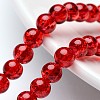 Crackle Glass Beads Strands X-CCG-Q001-6mm-13-1